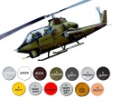 PLASTIKOWY model helikoptera Bell AH-1G Huey Cobra, Plastyk Skala 1:72_S134