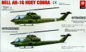 PLASTIKOWY model helikoptera Bell AH-1G Huey Cobra, Plastyk Skala 1:72_S134