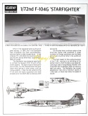 PLASTIKOWY model samolotu F-104G Starfighter Bundesmarine Academy Skala 1:72