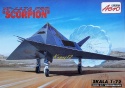 PLASTIKOWY model samolotu YF-117A FSD Scorpion Areo Skala 1:72