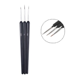 ZESTAW 30 PRECYZYJNYCH PĘDZELKÓW DO MALOWANIA. 3 ROZMIARY 0 00 000