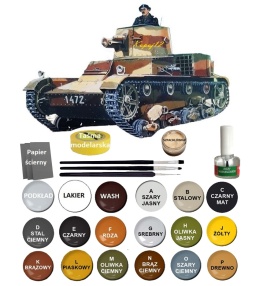 Model angielskiego czołgu Vickeres E Mk b Mirage skala 1:35_35304