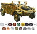 MODEL niemieckiego samochodu terenowego Kubelwagen type 82 Tamiya Skala 1:35