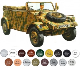 MODEL niemieckiego samochodu terenowego Kubelwagen type 82 Tamiya Skala 1:35