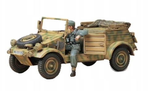 MODEL niemieckiego samochodu terenowego Kubelwagen type 82 Tamiya Skala 1:35 MODEL niemieckiego samochodu terenowego Kubelwagen type 82 Tamiya Skala 1:35