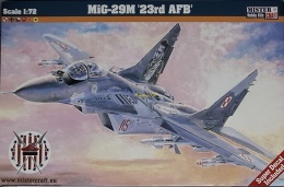 MODEL plastikowy samolot zestaw modelarski MiG-29M 23rd MisterCraft skala 1:72