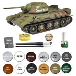 MODEL radzieckiego czołgu T-34/76 model 1942 Zvezda skala 1:35_3686
