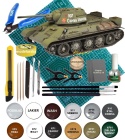 MODEL radzieckiego czołgu T-34/76 model 1942 Zvezda skala 1:35_3686