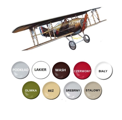 PLASTIKOWY model francuskiego samolotu myśliwskiego SPAD XIII WWI Fighter Academy Skala 1:72