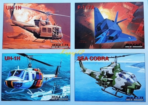 PLASTIKOWY model samolotu YF-117A FSD Scorpion Areo Skala 1:72 PLASTIKOWY model samolotu YF-117A FSD Scorpion Areo Skala 1:72