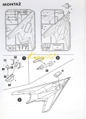 PLASTIKOWY model samolotu YF-117A FSD Scorpion Areo Skala 1:72