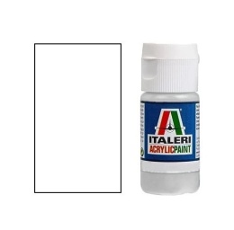 ITALERI ACRYLIC PAINTS Farba modelarska GLOSS WHITE połysk 20 ml