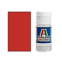 ITALERI ACRYLIC PAINTS Farba modelarska GLOSS RED połysk 20 ml