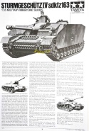 MODEL niemieckiego działa samobieżnego Sturmgeschutz IV sdkfz163 Tamiya Skala 1:35