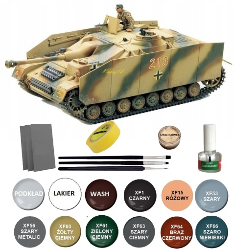 MODEL niemieckiego działa samobieżnego Sturmgeschutz IV sdkfz163 Tamiya Skala 1:35 MODEL niemieckiego działa samobieżnego Sturmgeschutz IV sdkfz163 Tamiya Skala 1:35
