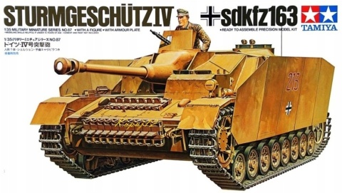 MODEL niemieckiego działa samobieżnego Sturmgeschutz IV sdkfz163 Tamiya Skala 1:35 MODEL niemieckiego działa samobieżnego Sturmgeschutz IV sdkfz163 Tamiya Skala 1:35
