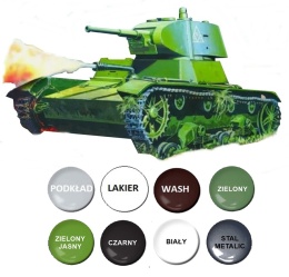 MODEL radzieckiego czołgu OT-134/T26-C Mirage skala 1:35_35309