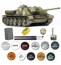 MODEL radzieckiego niszczyciela czołgów SU-100 Zvezda skala 1:35_3688