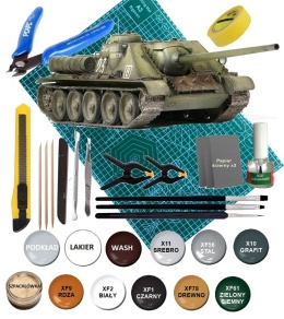 MODEL radzieckiego niszczyciela czołgów SU-100 Zvezda skala 1:35_3688
