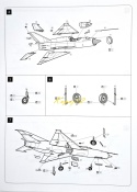 MODEL radzieckiego samolotu do sklejania Mig-21R Smer skala 1:72