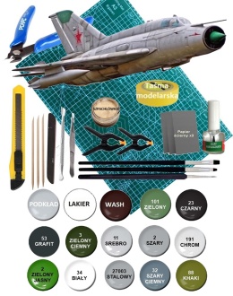 MODEL radzieckiego samolotu do sklejania Mig-21R Smer skala 1:72