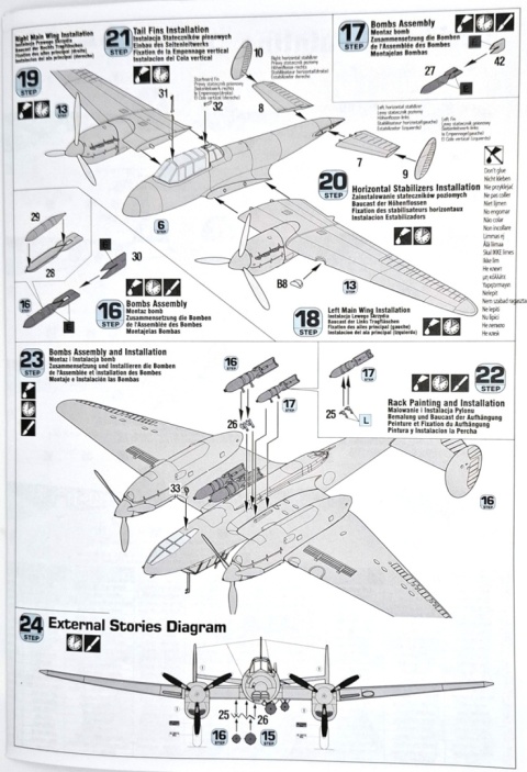MODEL samolot do sklejania Pe-2 Finnish A.F Peshka MisterCraft skala 1:72 MODEL samolot do sklejania Pe-2 Finnish A.F Peshka MisterCraft skala 1:72