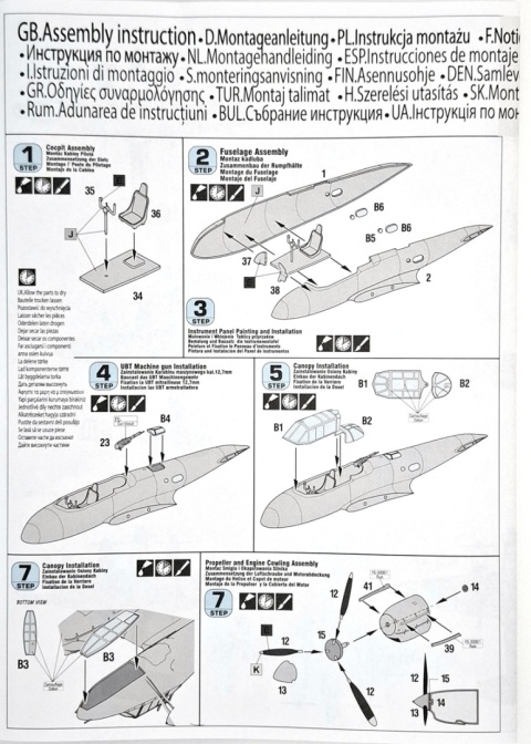 MODEL samolot do sklejania Pe-2 Finnish A.F Peshka MisterCraft skala 1:72 MODEL samolot do sklejania Pe-2 Finnish A.F Peshka MisterCraft skala 1:72