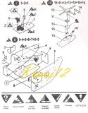 PLASTIKOWY Model HELIKOPTERA LYNX Mk.1 Antyterorystyczny Plastyk 1:72