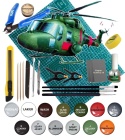 PLASTIKOWY Model HELIKOPTERA LYNX Mk.1 Antyterorystyczny Plastyk 1:72