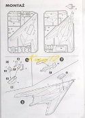 PLASTIKOWY model samolotu F-117A Nighthawk Operacja Pustynna Burza Areo Skala 1:72
