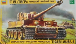 MODEL Czołgu Tygrys T-VI TIGER I Tygrys I Ausf. E Zvezda skala 1:35_3646