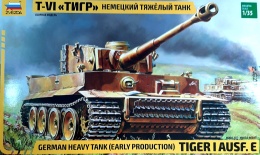 MODEL Czołgu Tygrys T-VI TIGER I Tygrys I Ausf. E Zvezda skala 1:35_3646