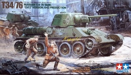 Model radzieckiego czołgu T34/76 rok 1943 Tamiya Skala 1:35_35149