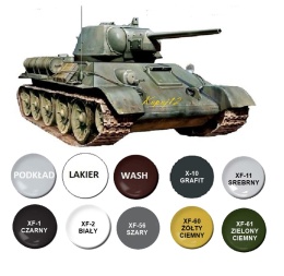 MODEL radzieckiego czołgu T34/76 rok 1943 Tamiya Skala 1:35_35149