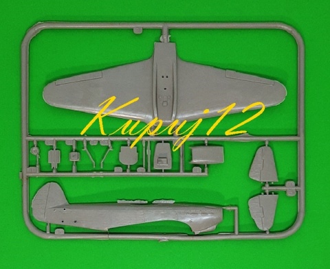 MODEL samolotu myśliwskiego JAK 1-M , polska wersja Plastyk Skla 1:72_S003 MODEL samolotu myśliwskiego JAK 1-M , polska wersja Plastyk Skla 1:72_S003