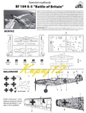 Plastikowy model samolotu Messerschmitt Bf 109 E-3 Battle of Britan RPM Skala 1:72_72014