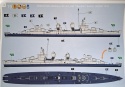 2 okręty amerykańskie U.S.S. Indianapolis U.S.S. Fletcher Pacific Warriors Revell skala 1:700