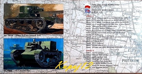 Model plastikowy radziecki lekki czołg T-26C Mirage skala 1:72