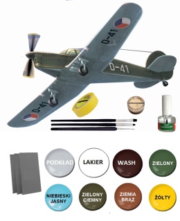 PERCIVAL PROCTOR Mk.I model samolotu Czechoslovak Service Dora Wings Skala 1:72