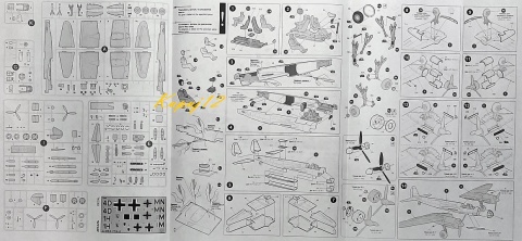 Model samolotu do sklejania niemiecki bombowiec Ju-88 A-5/A-17 Zvezda skala 1:72