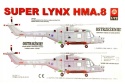 ŚMIGŁOWIEC Super Lynx HMA.8 model do sklejania Plastyk Skala 1:72