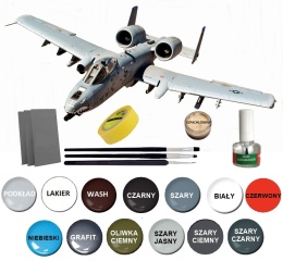 THUNDERBOLT II A-10A model samolotu Warthog Academy Skala 1:72