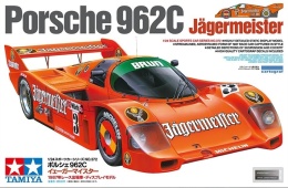 PORSCHE 962C Jagermeister plastikowy model do sklejania samochodu Tamiya skala 1:24 372