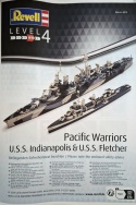 2 okręty amerykańskie U.S.S. Indianapolis U.S.S. Fletcher Pcific Warriors Revell skala 1:700