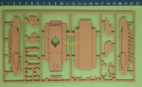 Model brytyjskiego czołgu Churchill Mk. II Italeri skala 1:72 7083
