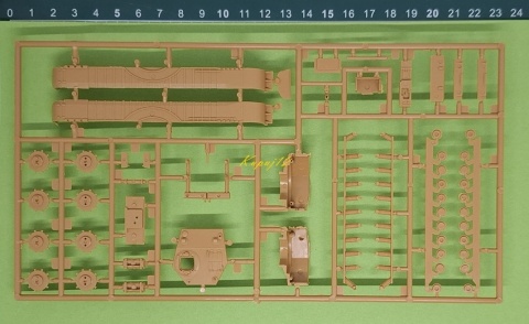 Model brytyjskiego czołgu Churchill Mk. II Italeri skala 1:72 7083