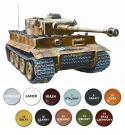 Model niemieckiego czołgu T-VI Tiger I Zvezda skala 1:72 5002
