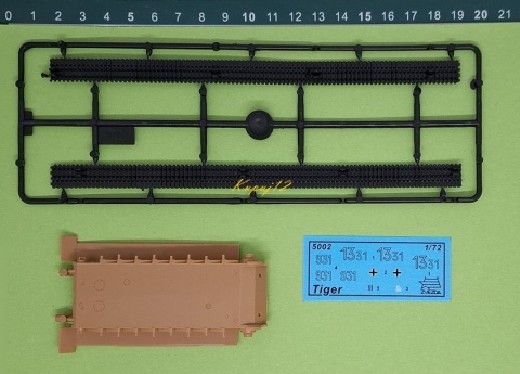 Model niemieckiego czołgu T-VI Tiger I Zvezda skala 1:72 5002