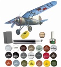 Model plastikowego samolotu do sklejania PZL P-11c z bombami Mirage skala 1:48
