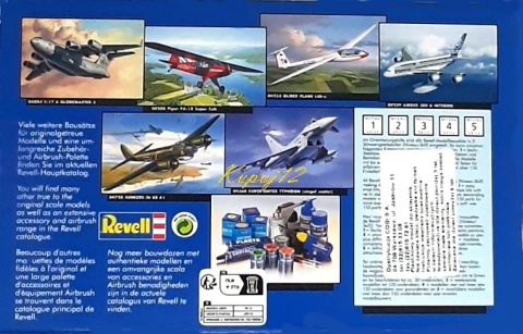 Model samolotu do sklejania P-51D Mustang Revell skala 1:72 04148